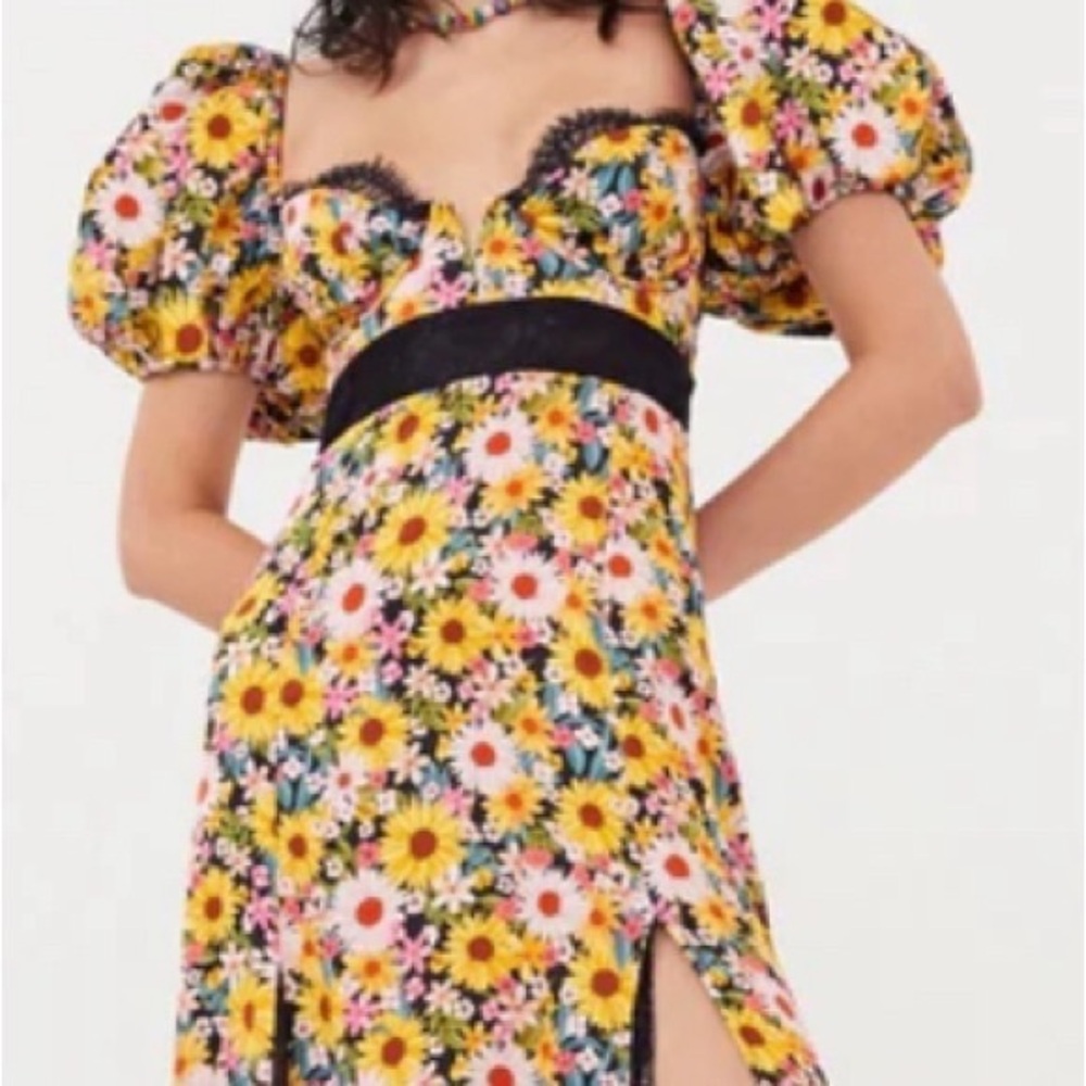 For Love & Lemons Sylvia Maxi dress